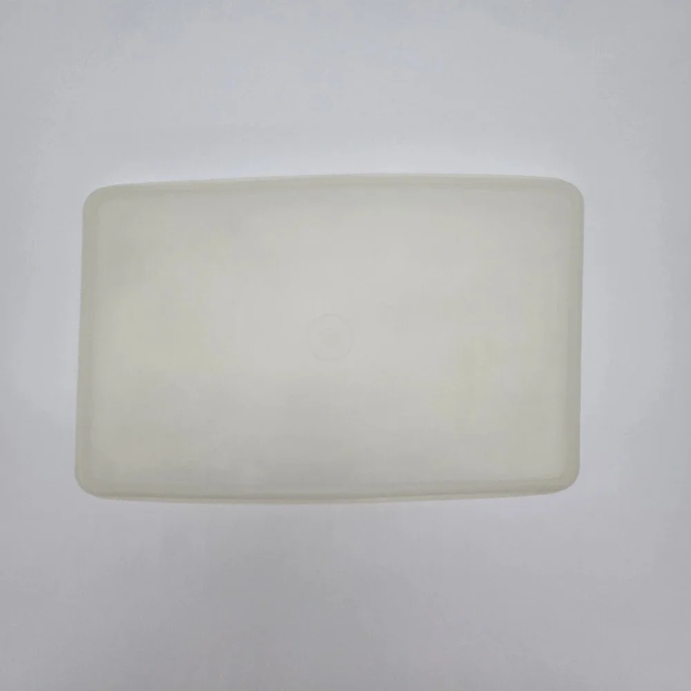 Tupperware Replacement Lid Only White Rectangular 11x7 Retro Kitchen Cottagecore